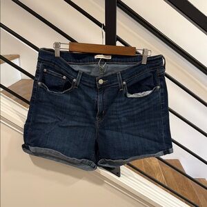 Levi's Blue Jean Shorts Classic Denim Style